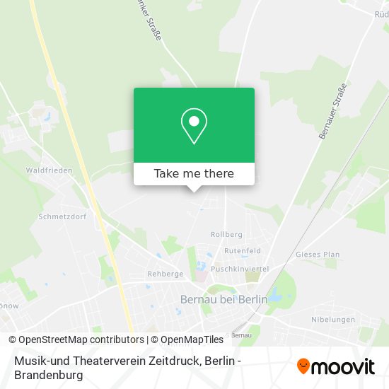 Musik-und Theaterverein Zeitdruck map