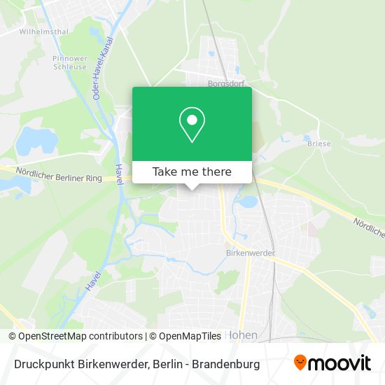 Карта Druckpunkt Birkenwerder