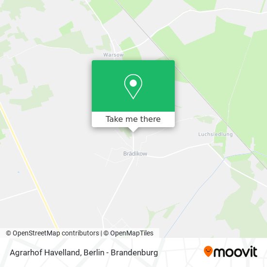 Agrarhof Havelland map