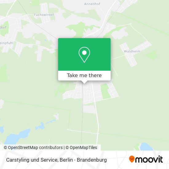 Carstyling und Service map