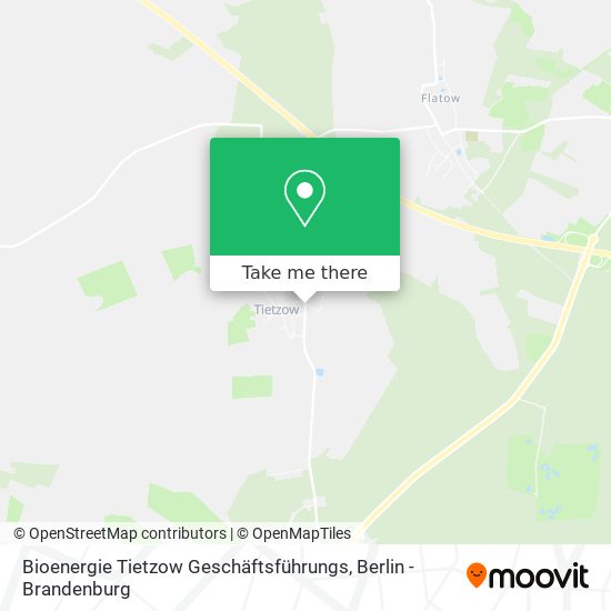 Bioenergie Tietzow Geschäftsführungs map