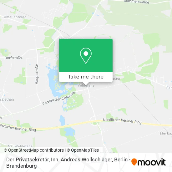 Карта Der Privatsekretär, Inh. Andreas Wollschläger