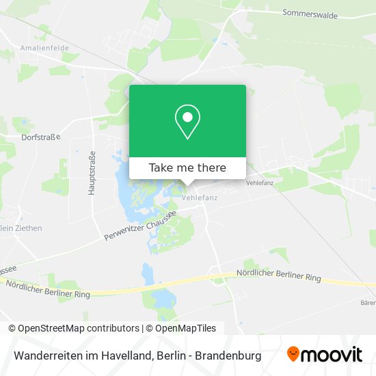 Wanderreiten im Havelland map