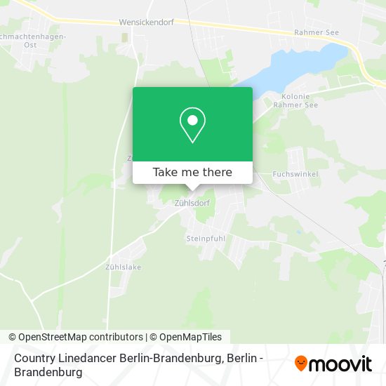 Country Linedancer Berlin-Brandenburg map