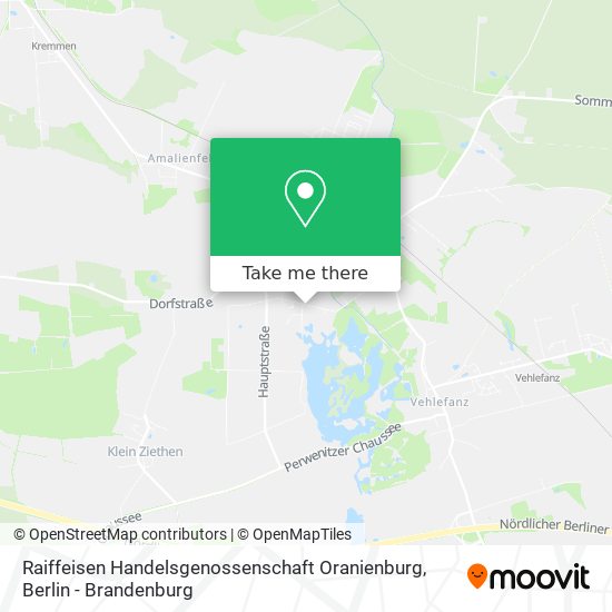 Raiffeisen Handelsgenossenschaft Oranienburg map