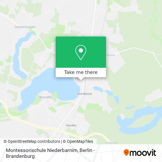 Montessorischule Niederbarnim map