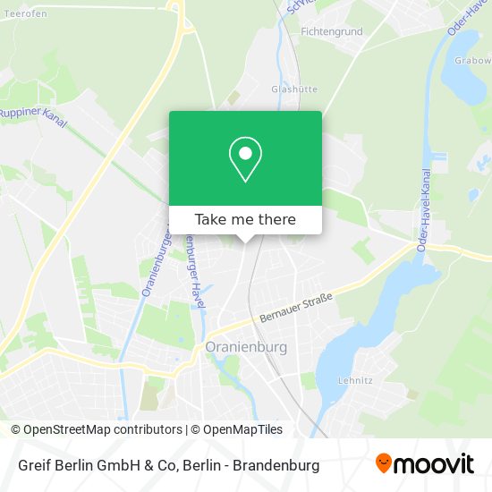 Карта Greif Berlin GmbH & Co