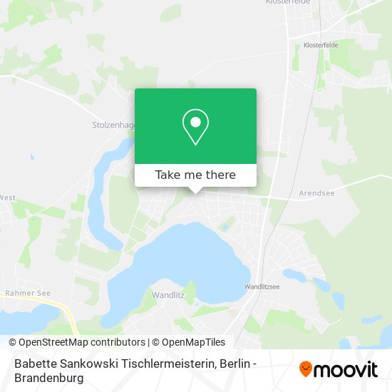 Карта Babette Sankowski Tischlermeisterin