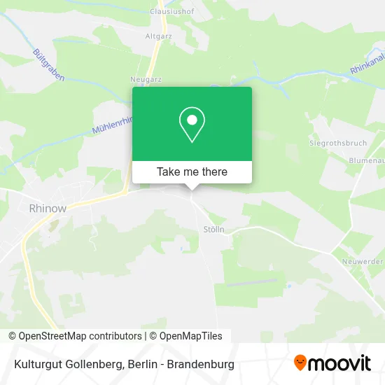 Kulturgut Gollenberg map