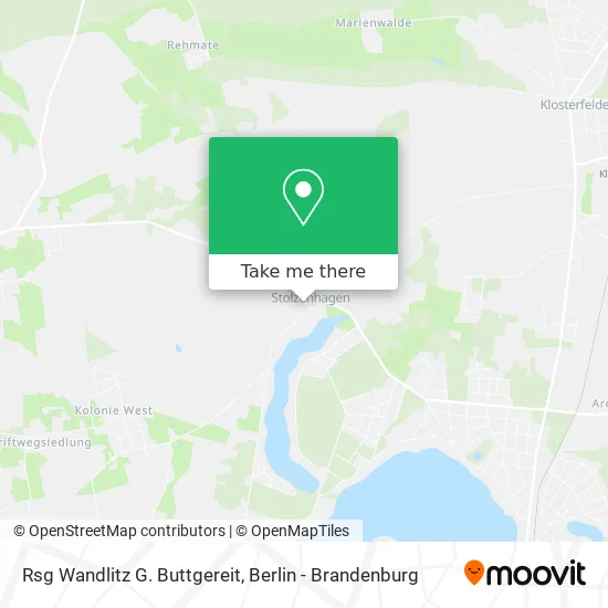 Карта Rsg Wandlitz G. Buttgereit