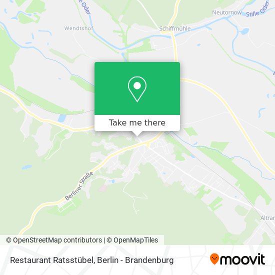 Restaurant Ratsstübel map