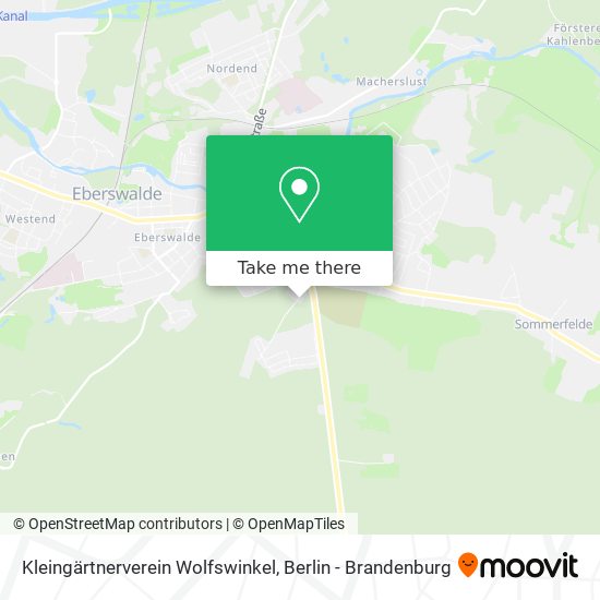 Kleingärtnerverein Wolfswinkel map