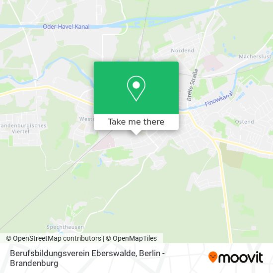 Berufsbildungsverein Eberswalde map