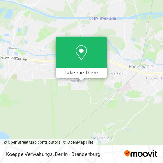 Koeppe Verwaltungs map