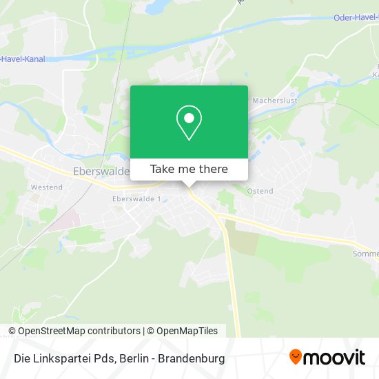 Die Linkspartei Pds map