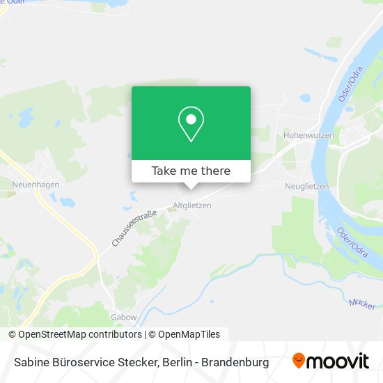 Sabine Büroservice Stecker map