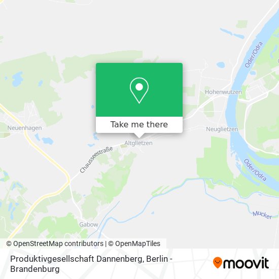 Produktivgesellschaft Dannenberg map