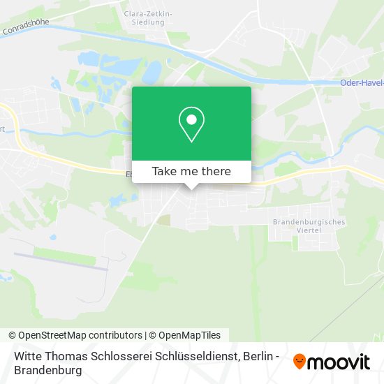 Witte Thomas Schlosserei Schlüsseldienst map