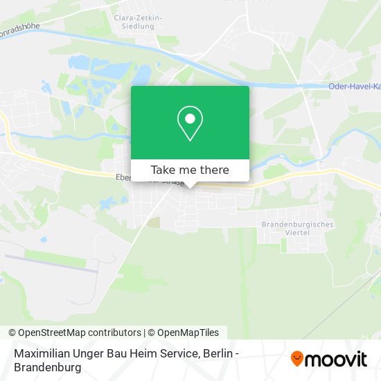 Maximilian Unger Bau Heim Service map