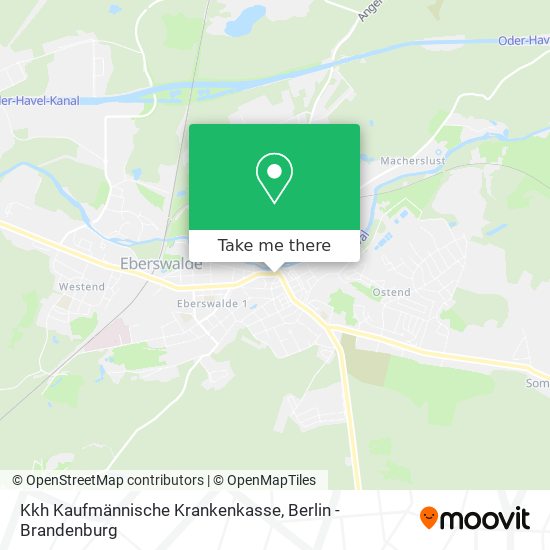 Kkh Kaufmännische Krankenkasse map