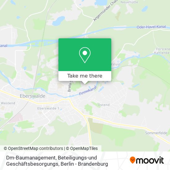 Dm-Baumanagement, Beteiligungs-und Geschäftsbesorgungs map