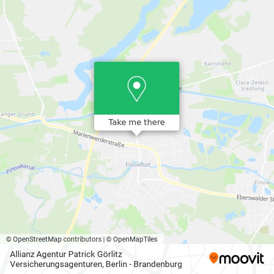 Allianz Agentur Patrick Görlitz Versicherungsagenturen map