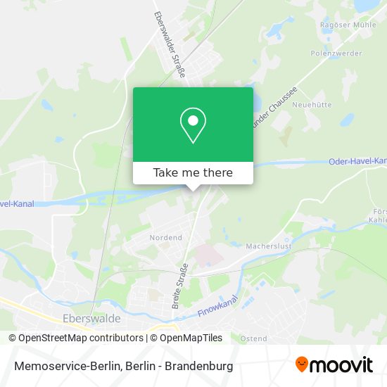 Карта Memoservice-Berlin