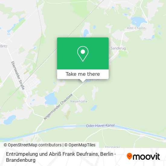 Entrümpelung und Abriß Frank Deufrains map