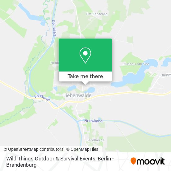 Wild Things Outdoor & Survival Events map