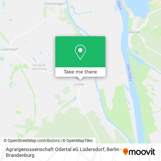 Карта Agrargenossenschaft Odertal eG Lüdersdorf