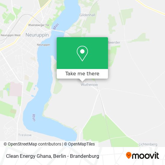 Clean Energy Ghana map