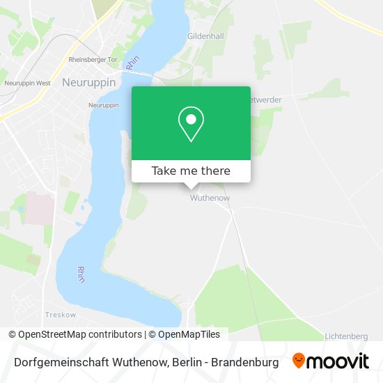 Карта Dorfgemeinschaft Wuthenow