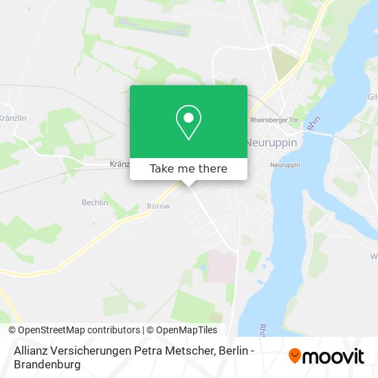 Allianz Versicherungen Petra Metscher map