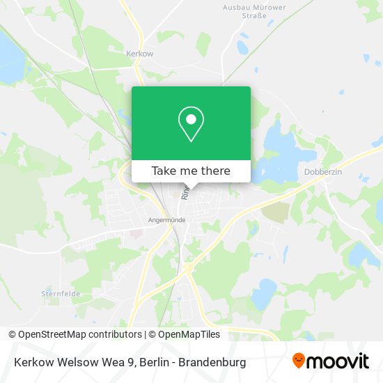 Карта Kerkow Welsow Wea 9