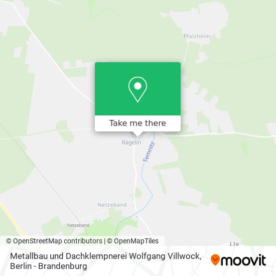 Карта Metallbau und Dachklempnerei Wolfgang Villwock