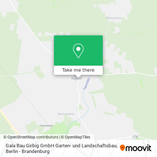 Карта Gala Bau Girbig GmbH Garten- und Landschaftsbau