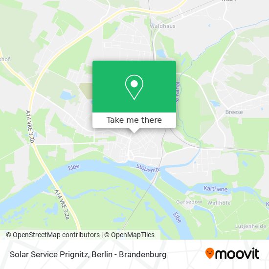 Карта Solar Service Prignitz