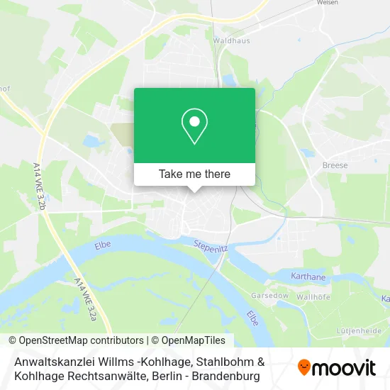 Карта Anwaltskanzlei Willms -Kohlhage, Stahlbohm & Kohlhage Rechtsanwälte