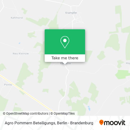 Agro Pommern Beteiligungs map