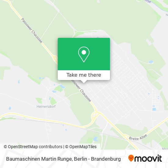 Baumaschinen Martin Runge map