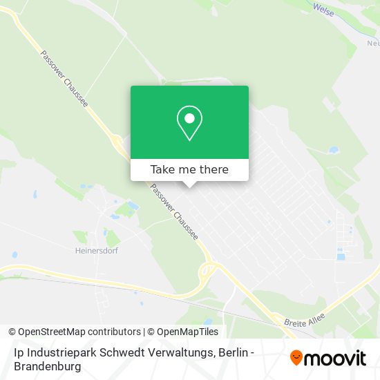 Ip Industriepark Schwedt Verwaltungs map