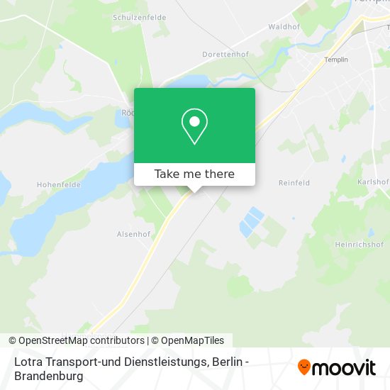 Lotra Transport-und Dienstleistungs map