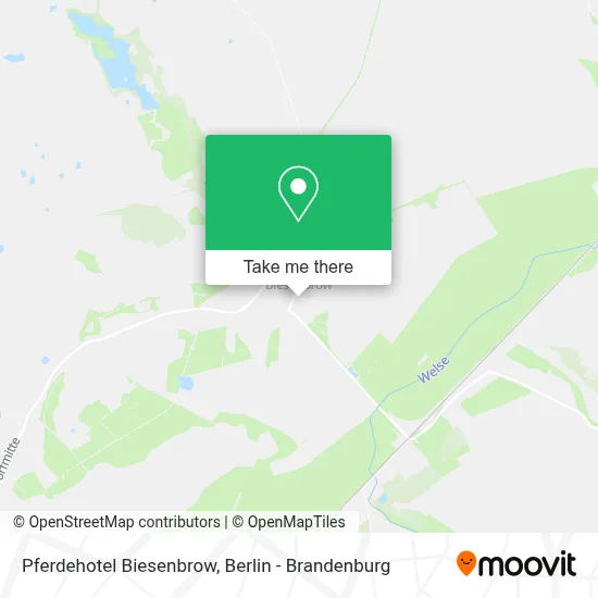 Pferdehotel Biesenbrow map