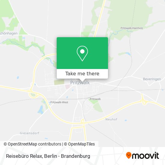 Reisebüro Relax map