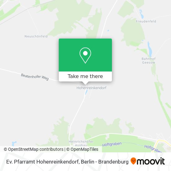 Ev. Pfarramt Hohenreinkendorf map