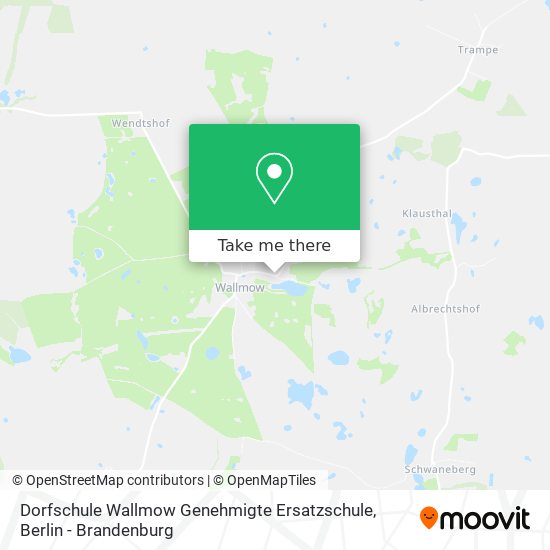 Dorfschule Wallmow Genehmigte Ersatzschule map