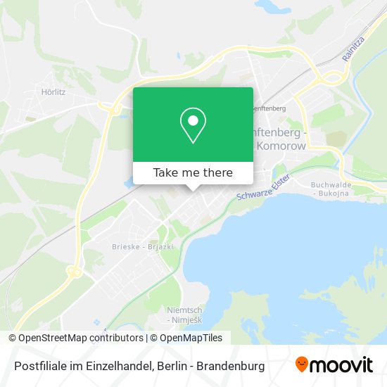 Postfiliale im Einzelhandel map