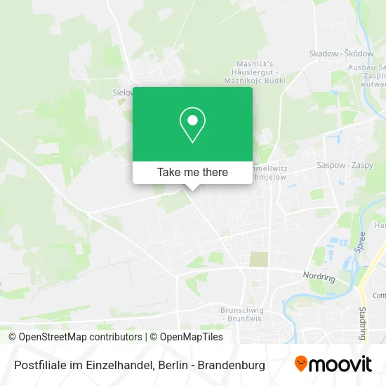 Карта Postfiliale im Einzelhandel