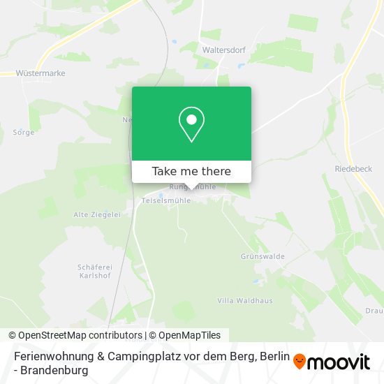 Ferienwohnung & Campingplatz vor dem Berg map