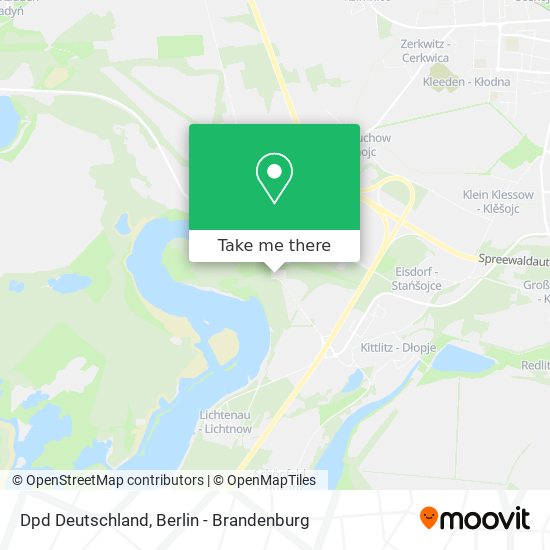 Dpd Deutschland map